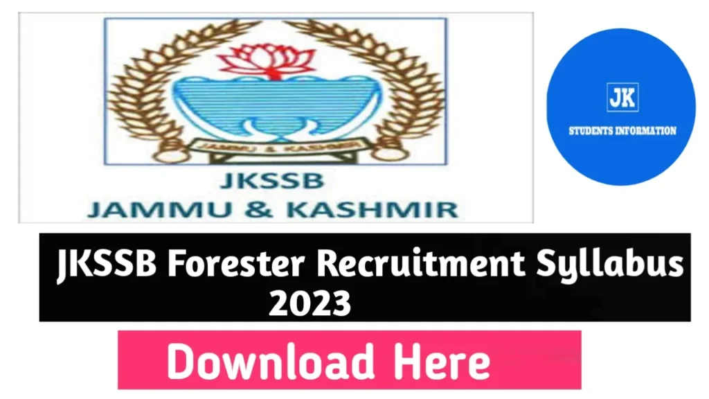 Forester Recruitment Syllabus 2023