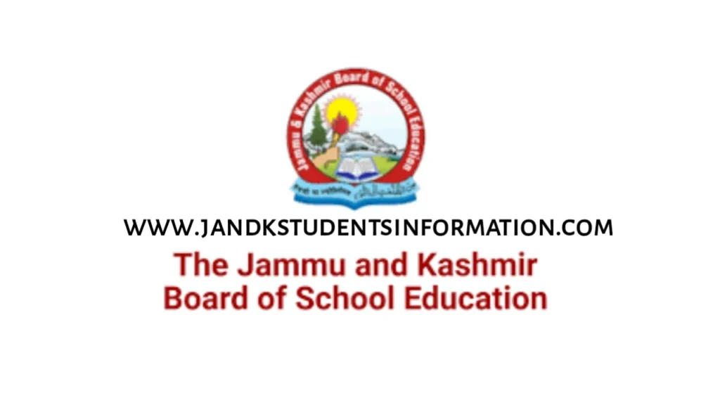JKBOSE Class 8th Datesheet 2023 Out For Kashmir Division