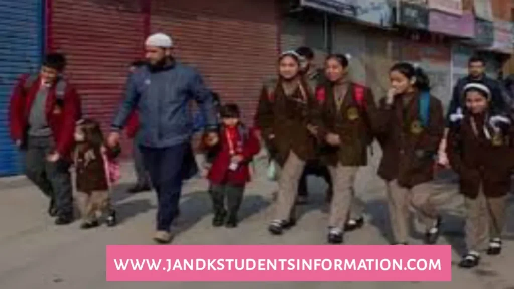 Important Update Regarding Re Opening of Schools In Kashmir