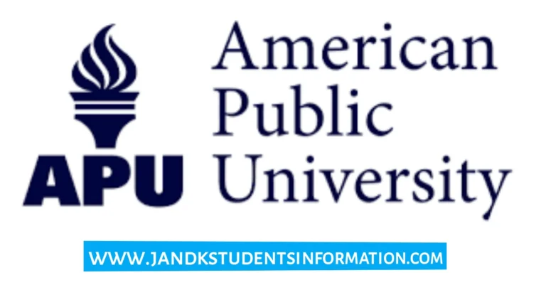 American Public University Tuition Admission Process, Courses & Teaching Staff